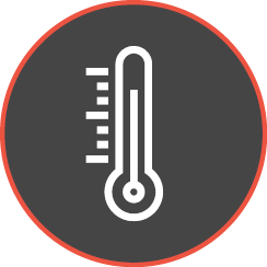 Icon of a thermometer